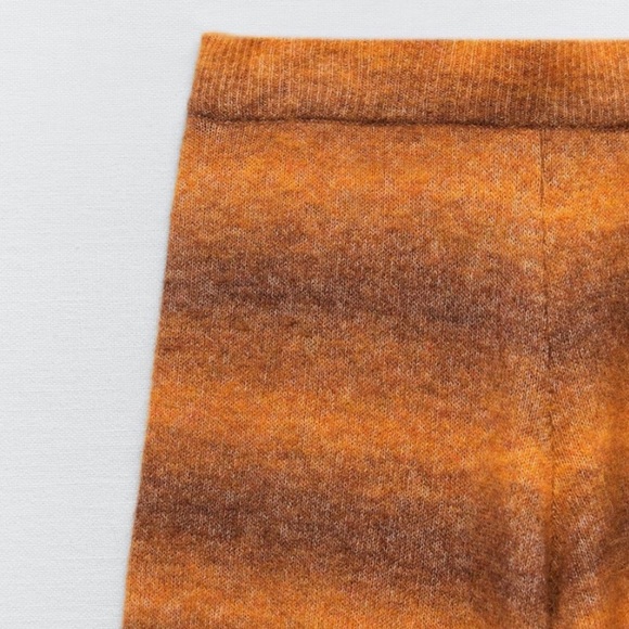 NWT ZARA STRIPED KNIT PANTS - Picture 5 of 9